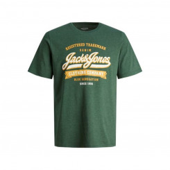 Мужская футболка с коротким рукавом Jack & Jones TEE SS 12246690 Зеленый (S)
