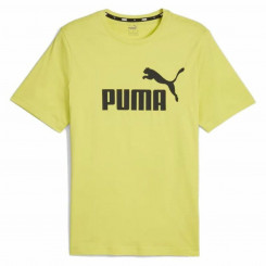 Short Sleeve T-Shirt Men's Puma ESS LOGO TEE 586667 66 Green