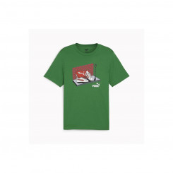 Short-sleeved T-shirt, men's Puma SNEAKER BOX TEE 680175 86 Green