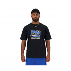 Мужская футболка New Balance SPORT ESSENTIALS с коротким рукавом MT41593 Черная