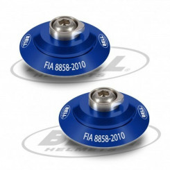Набор зажимов для шлема Bell HANS Blue FIA 8858-2010