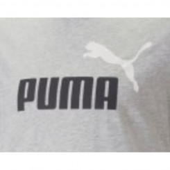 Men's Puma ESS 2 COL LOGO Short Sleeve T-Shirt 586759 04 Gray