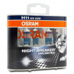 Car bulb Osram Nightbreaker Unlimited H11 55 W 12 V (2 Units)