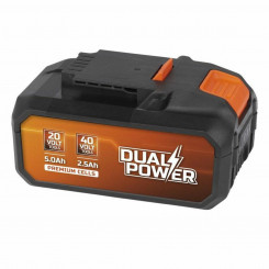 Литиевая аккумуляторная батарея Powerplus Dual Power Powdp9037 20 В 2,5 Ач 5 Ач Литий-ионный 40 В