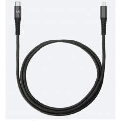 USB-C-Lightning Cable Mobilis Black 1 m