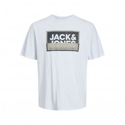 Lühikeste varrukatega T-särk, meeste Jack & Jones COLOGAN TEE SS 12253442  Valge