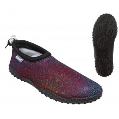Туфли с узким носком Разноцветная Мандала