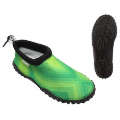 Narrow toe shoes Green