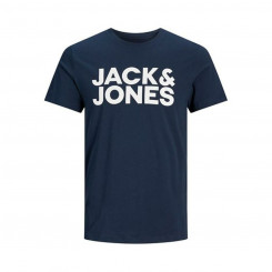 Men's Short Sleeve T-Shirt Jack & Jones JJECORP LOGO TEE 12151955 Navy Blue