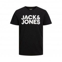 Lühikeste varrukatega T-särk, meeste Jack & Jones JJECORP LOGO TEE 12151955 Must