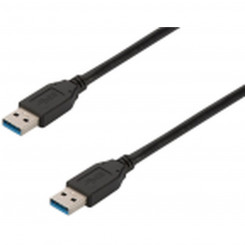 USB cable Ewent Black 1 m