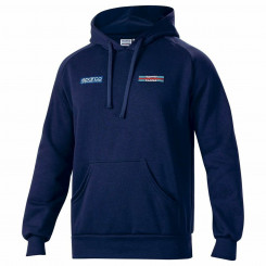 Sparco Martini Racing Blue Men's Hooded Sweatshirt