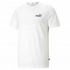 Puma Essentials Small Logo Men's Short Sleeve T-Shirt White