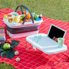 Складная корзина для пикника со столиком-крышкой Pickning InnovaGoods