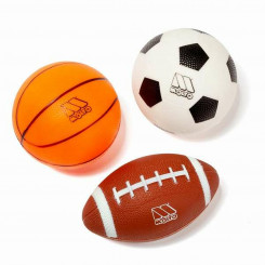 Мяч Molto, 3 предмета, детали Баскетбольный мяч для регби, детский