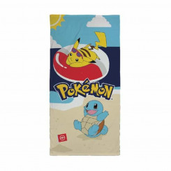 Beach towel Pokémon Multicolored 100% polyester