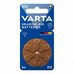 Hearing aid battery Varta Hearing Aid 312 PR41 6 Units