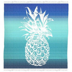 Beach towel Secaneta Fouta 170 x 170 cm Double Pineapple