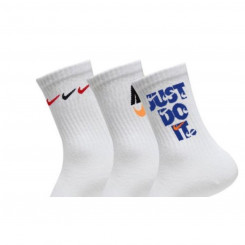 Спортивные носки Nike EVERYDAY PLUS CUSHIONED DH3822 902 Белые