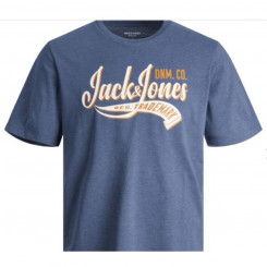 Мужская футболка с коротким рукавом Jack & Jones JJLEGO TEE SS O NECK 12246690 Синяя