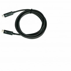 Kaabel Micro USB Qnap CAB-TBT320M-40G-LINTES Must 2 m