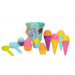 Set of beach toys Colorbaby 19 Pieces, parts