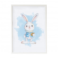 Painting Crochetts Alice 33 x 43 x 2 cm Rabbit