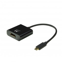 USB cable Ewent EW9825 Black 15 cm