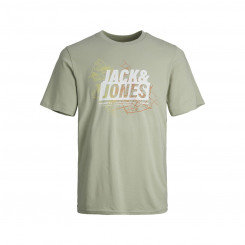Short Sleeve T-Shirt Men's Jack & Jones JCOMAP SUMMER 12257908 Green