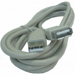 USB-удлинитель 3GO 5 м USB 2.0 AM/FM Серый 5 м