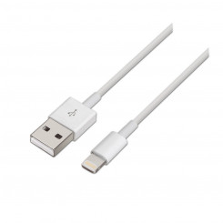 USB-Lightning Cable Aisens A102-0036 White 2 m