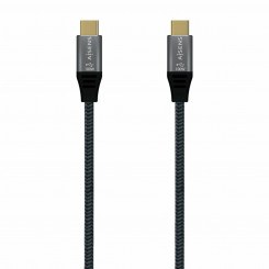 Кабель USB-C Aisens A107-0628 1 м Серый