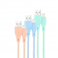 USB-Lightning Cable NANOCABLE 10.10.0401-CO1 1 m Leggings