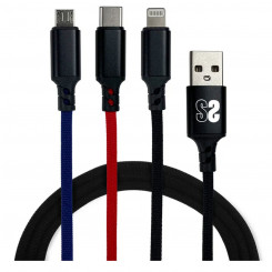 Kaabel Micro USB Subblim SUB-CAB-3IN101 Must 1 m