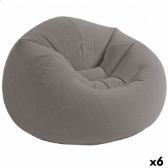 Inflatable armchair Intex Gray 107 x 69 x 104 cm (6 Units)