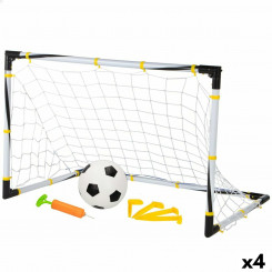Soccer goal Colorbaby 90 x 59 x 59 cm Folding (4 Units)