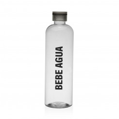 Water bottle Versa Black Steel polystyrene 1.5 L 9 x 29 x 9 cm