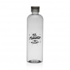 Water bottle Versa Black Steel polystyrene 1.5 L 9 x 29 x 9 cm