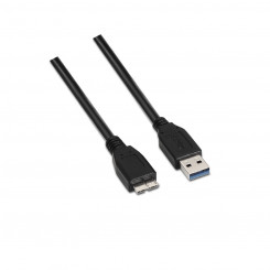 USB cable Aisens A105-0044 2 m Black (1 Unit)