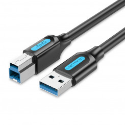 USB cable Vention COOBH Black 2 m (1 Unit)