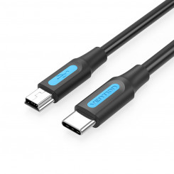 USB cable Vention COWBG 1.5 m Black (1 Unit)