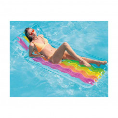 Надувной матрас Intex Transparent Rainbow PVC (203 x 84 см)