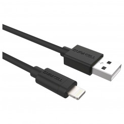 Valgustuskaabel DURACELL USB5022A Must 2 m (1 Ühikut)