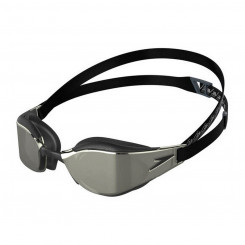 Adult Swimming Goggles Speedo Fastskin Hyper Elite Mirror Black For Adults