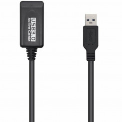 USB Pikendusjuhe Aisens A105-0525 Must 5 m (1 Ühikut)