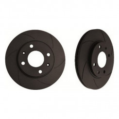 Brake Discs Black Diamond  6KBD1223G6 Solid Rear 6 Stripes