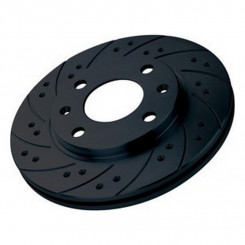 Brake Discs Black Diamond KBD1483COM Ventilated Frontal Drill 12 Stripes