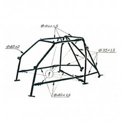 Roll Cage OMP AB/106/126