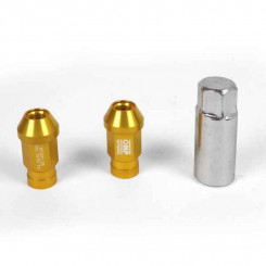Set Nuts OMP 7075 Gold 40 mm 20 uds M12 x 1,25