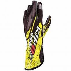 Karting Gloves OMP KS-2 ART Size XL Yellow